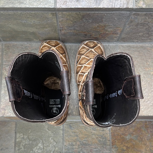 Square Toe Cowboy Boots size 8.5 **"runs big** - Picture 11 of 13